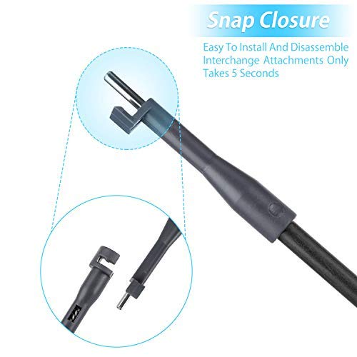 Carefree Fish 4IN1 Aquarium Cleaning Tools Long Handle Adjustable Length 18~24Inch Fish Tank Cleaner Kit Alage Scraper Scrubber Brushes Set - Image 2
