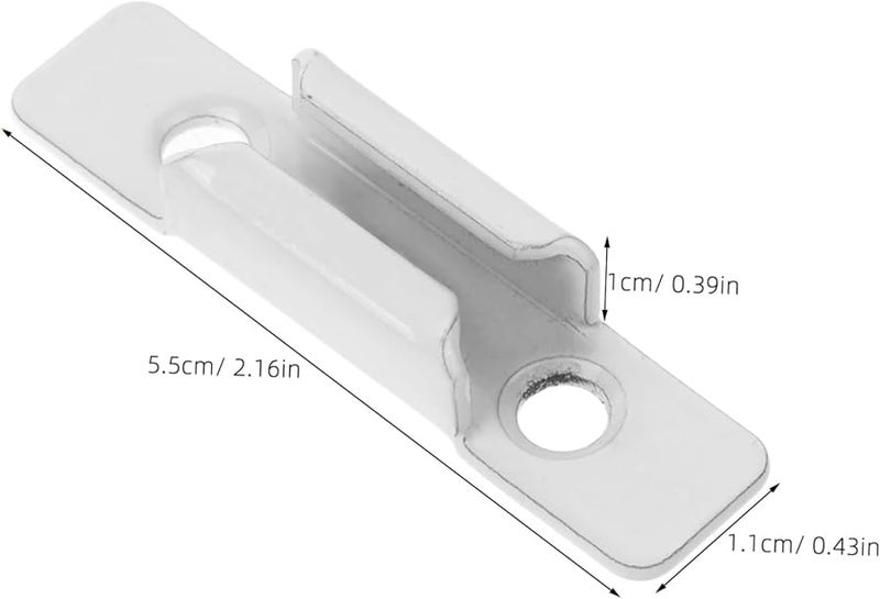 White Casement Window Lock Replacement Hardware Easy Installation Weather Resistant - Image 3