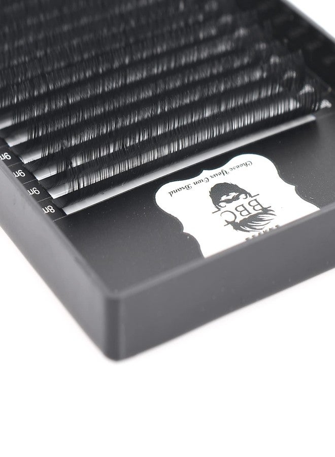 بي بي اس علبة وصلات رموش بي بي سي ميجا فوليوم سي-كيرل إيزي فان - سمك 0.03 مم، أطوال متنوعة 8-15 مم | علبة 20 صفًا، رموش سوداء شبه دائمة لتركيبات ميجا فوليوم - Image 3