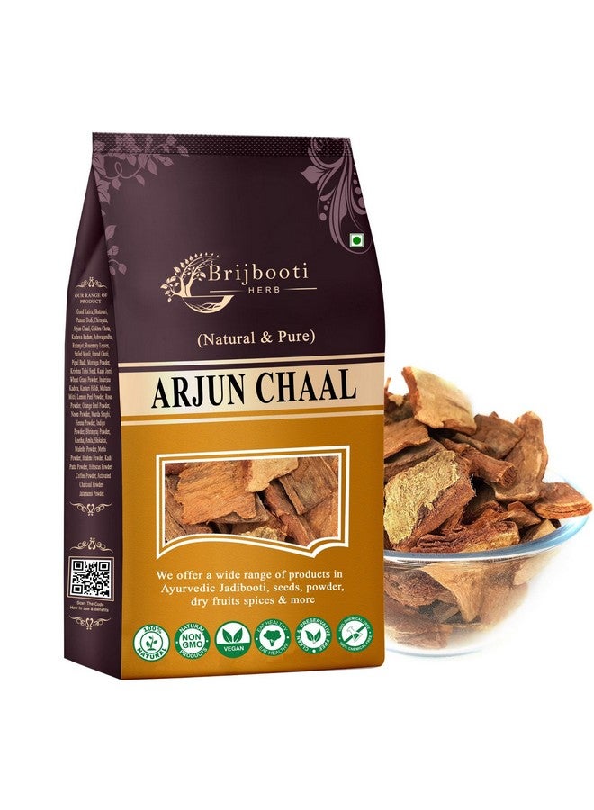 BrijBooti بريجبوتي أرجون شال 800 جرام - دعم القلب - FSSAI، GMP، ISO - شال أرجون - مكمل لحاء الأرجون - تعزيز الكوليسترول الجيد | معتمد من FSSAI، GMP، ISO - Image 1