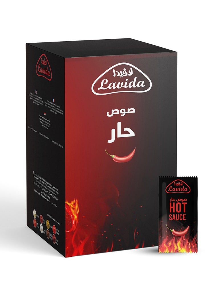 Lavida Hot Sauce pack of 200 sachets - 9 gm  - Image 1