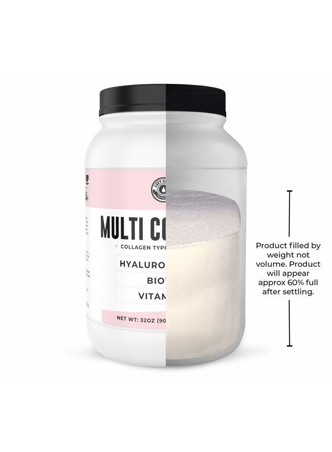 Left Coast Performance Multi Collagen Powder with Biotin, Hyaluronic Acid, Vitamin C (2lb Value Size) | Hydrolyzed Collagen Supplement (Types I, II, III, V, X). Hair, Skin, Nails for Women, Men  - Image 4