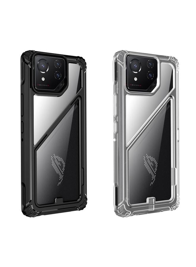 S-TOP Case For Asus ROG Phone 8 Pro PC + TPU Shockproof Phone Case with Magnetic Holder - Image 2
