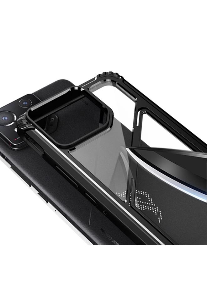 S-TOP Case For Asus ROG Phone 8 Pro PC + TPU Shockproof Phone Case with Magnetic Holder - Image 5