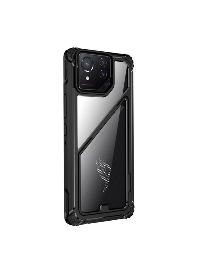 S-TOP Case For Asus ROG Phone 8 Pro PC + TPU Shockproof Phone Case with Magnetic Holder - Image 1