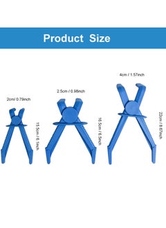 Excefore Hose Pinch off Pliers Set, 3 Pack Plastic Hose Clamp Pliers Tool for Fuel Line, Automotive Coolant Hose Spring Clamps Tool, Radiator Hoses Coolant Hoses, Blue  - Image 2
