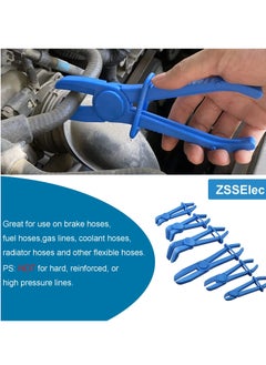 Excefore Hose Pinch off Pliers Set, 3 Pack Plastic Hose Clamp Pliers Tool for Fuel Line, Automotive Coolant Hose Spring Clamps Tool, Radiator Hoses Coolant Hoses, Blue  - Image 5
