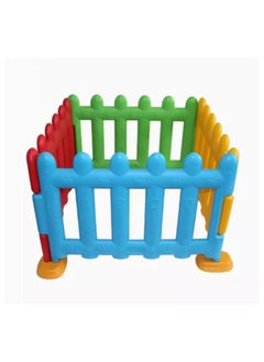 EMZJ Baby Playpen 4 Panels Kids Safety Play Yard  Game Panel Adjustable Shape Fence for Children Toddlers Indoors or Outdoors  - Image 1