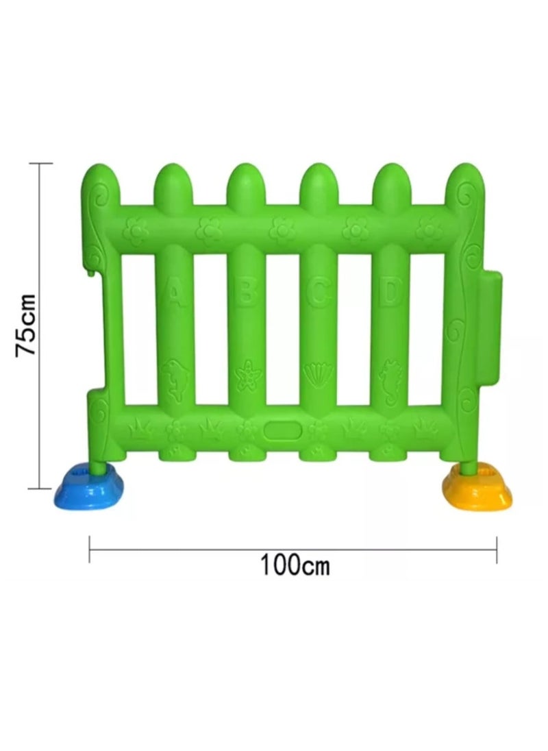 EMZJ Baby Playpen 4 Panels Kids Safety Play Yard  Game Panel Adjustable Shape Fence for Children Toddlers Indoors or Outdoors  - Image 3