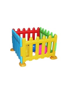 EMZJ Baby Playpen 4 Panels Kids Safety Play Yard  Game Panel Adjustable Shape Fence for Children Toddlers Indoors or Outdoors  - Image 2