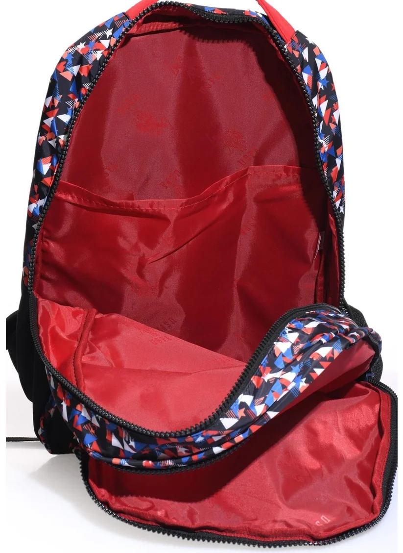 U.S. Polo Assn. BASE. POLO ASSN. PLÇAN22078 Black/Multi Unisex Backpack