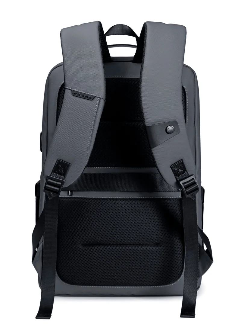 ARCTIC HUNTER Laptop Backpack Water Resistant Polyester Daypack with Built In USB/Headphone Port Computer Bag for Men Women B00555 Grey