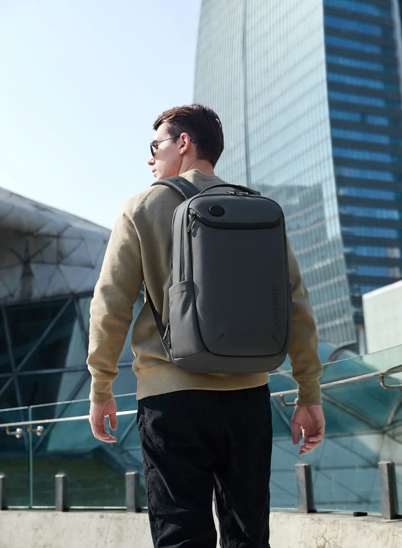 Arctic Hunter Grey Laptop Backpack Water Resistant Polyester Daypack with Built In USB/Headphone Port Computer Bag for Men Women, B00555, Grey  | Best Price UAE