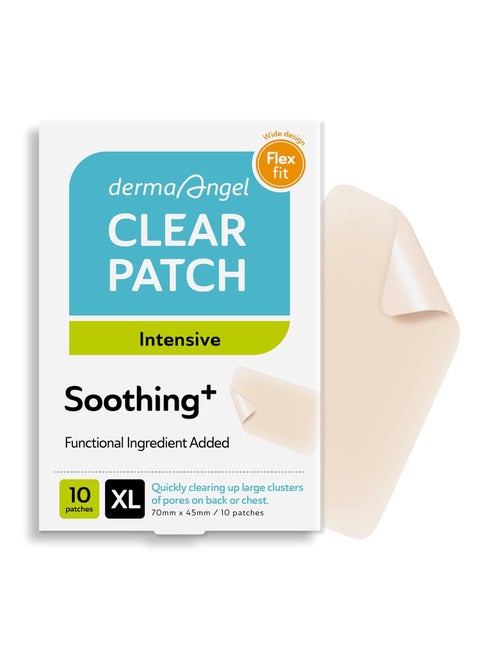 Large Pimple Patches for Face  Hydrocolloid Nose Chin and Forehead Acne Patches for Full Face Coverage  Big Acne Patches for Large Blemish  Day  Night Use IntensiveXL10 Dots