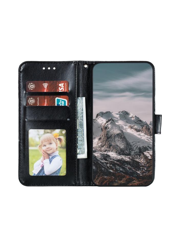 S-TOP Case For Honor 50 Pro Sun Mandala Embossing Pattern Phone Leather Case - Image 4