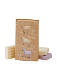 San Francisco Soap Company San Francisco Soap Company Simply Be Well Three Little Goats Goat Milk Soap Gift Set of 3 (SBW-TLG8540)  - Image 1