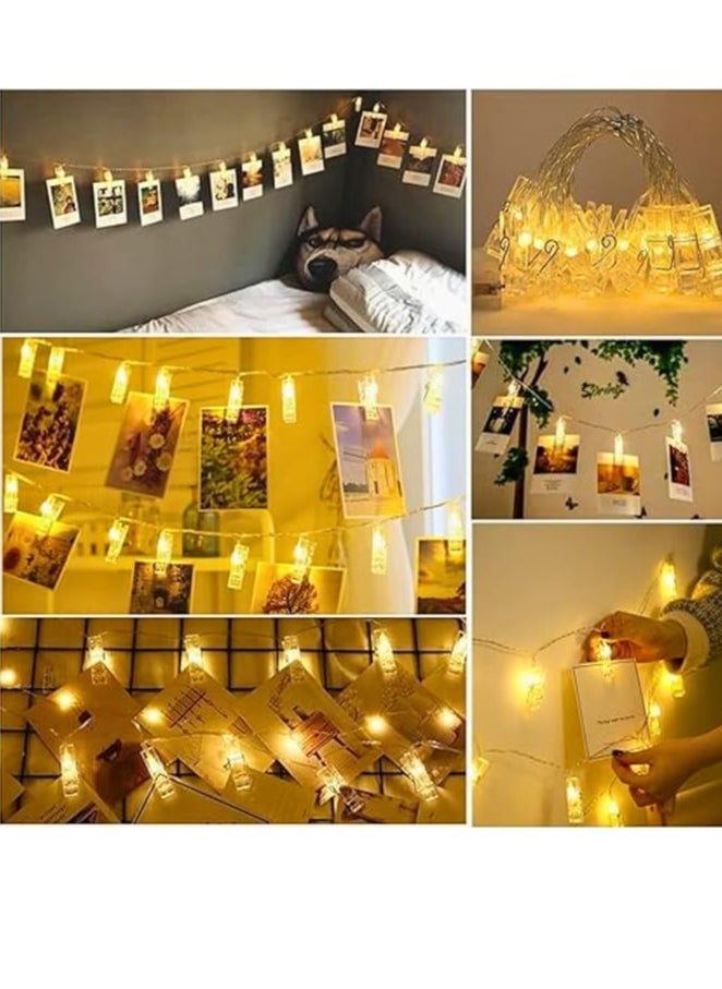 10 Led Photo Clips Indoor Fairy String Lights For Hanging Photos Pictures Cards And Memos Multicolour - pzsku/ZFC7F5548356A584C5003Z/45/_/1713098192/13aedebe-836d-41e3-8334-6c9a2acd6f98