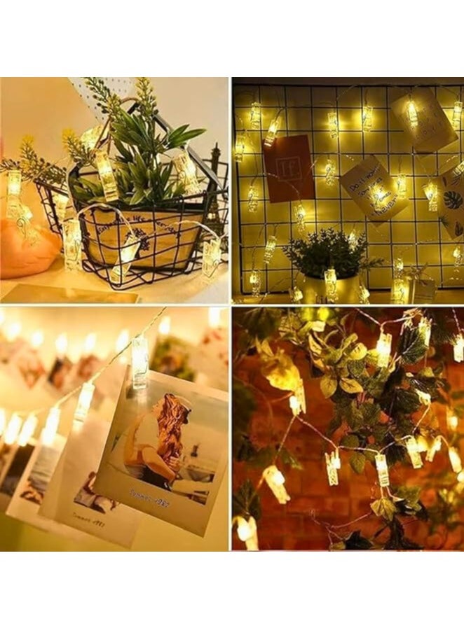 10 Led Photo Clips Indoor Fairy String Lights For Hanging Photos Pictures Cards And Memos Multicolour - pzsku/ZFC7F5548356A584C5003Z/45/_/1713098193/308cb1b5-b6df-4b9e-bfa2-9bb72226b49f