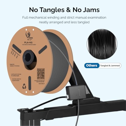 3idea Hyper PLA+ HS High Speed 3D Printer Filament, 1.75mm Grey, Net Weight - 1KG, High Toughness PLA Plus, Dimensional Accuracy ±0.02mm, Premium PLA+ for Smooth & Durable Prints - Image 3