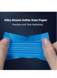 roselynboutique ROSELYNBOUTIQUE Oil Blotting Sheets for Face - 100 Organic Premium Flexible Silky Blotting Sheets Instant Oil-Absorbing Remove Excess Oil & Shine Oil Control Films  - Image 2