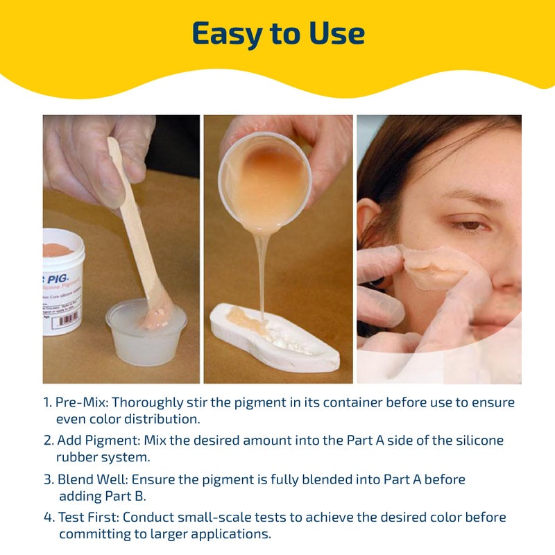 Smooth-On Silc Pigâ„¢ Color Pigments for Silicone, 9-Pack Sampler - Image 2