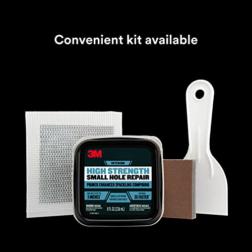 3M High Strength Spackling Compound, 32 oz., Small Hole Repair Primer Enhanced Spackling Compound, Quick & Easy Repair For Nicks & Nail Holes, No Shrinking, Cracking or Sagging (SHR-32-BB) - Image 5