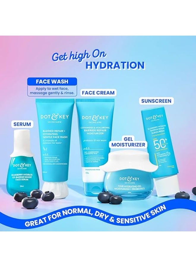 دوت آند كي غسول الوجه اللطيف والمرطب من دوت آند كي، مُعزز بتركيبة بروبيوتيك لإصلاح حاجز البشرة | غسول وجه سيراميد | مناسب للبشرة الجافة والعادية والحساسة | ينظف البشرة بلطف من الأوساخ والزيوت | للجنسين، 175 مل - Image 3