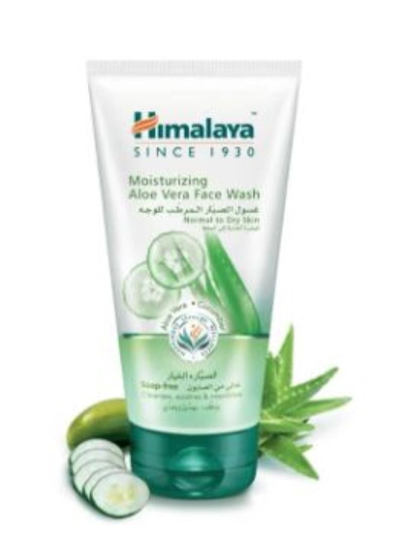 Himalaya - Himalaya Moisturizing Facial Wash with Aloe Vera and Cucumber 150 ml - Image 1