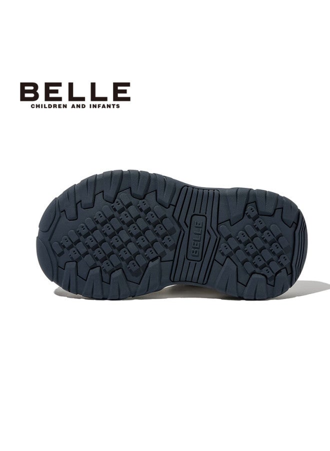 Belle Kids Sandals Summer Boys Closed-toe Sports Beach Shoes Baby Soft Sole Walking Shoes Blue Size 32 - Image 4