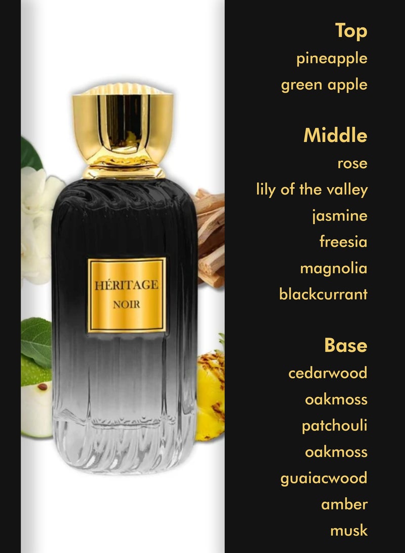 SAIF AL FARES Heritage Noir Perfume for Men & Women (Sweet, Musky) 100ML - Image 3