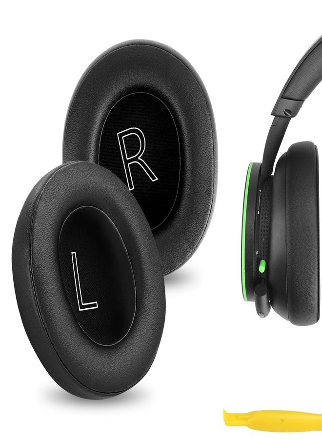 Geekria Replacement Ear Pads for Microsoft Xbox Wireless (2024 Version)/ Wired, Xbox Stereo/Stereo Headset 20th Anniversary Special Edition Headphones Ear Cushions, with Video Guide (Black) - Image 1