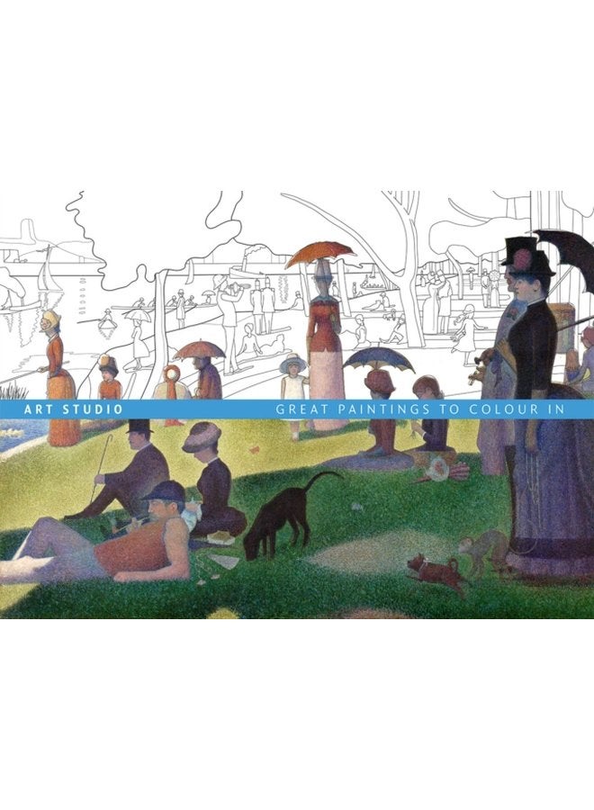 Art Studio Great Paintings to Colour In - Paperback