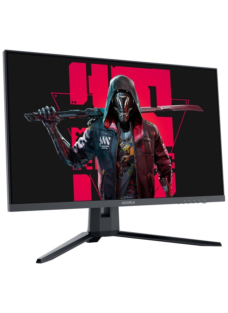 KOORUI - 27-Inch Flat Gaming Monitor - Full HD 1440P Resolution, 144 Hz Refresh Rate, 1ms Adaptive Sync, FreeSync, Frameless with HDMI and Display Ports 27E1QA - Image 1