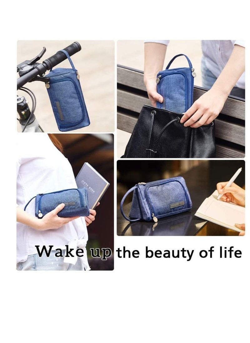 SYOSI - Pencil Case Big Capacity Pencil Pen Case Bag Pouch Holder for Middle High School Office College Stationery Zipper Pencil Case Big Capacity Pouch Bag School Student Pen Holder Organizer - Image 1