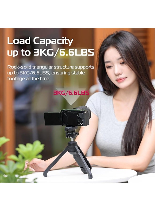 ULANZI Tabletop Tripod for Camera Mini Vlogging Tripod TT38, Uka F38 ClickOpen Flexible Travel Tripod for Sony/Canon/Nikon/Fujifilm SLR DSLR Pocket Stand Shooting Selfie Video Vlog - Image 5