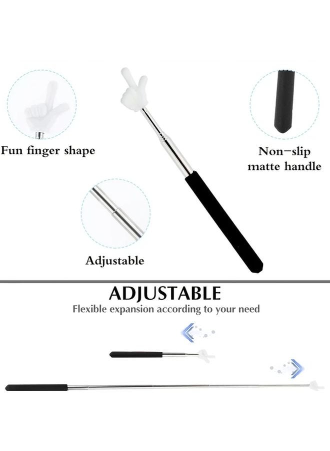 Blue Adjustable Telescopic Pointer Stick For Classroom Whiteboards Teaching - Image 2