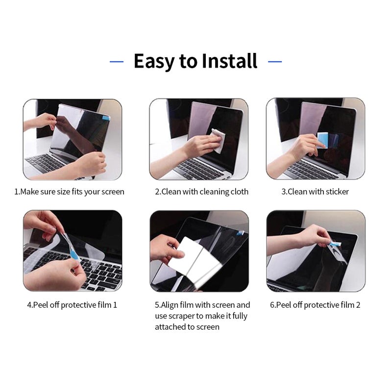 Blue Light Blocking Screen Protector High Transmittance/Anti UV&Glare Blue Light Filter for 24'' Monitor with 16:10 Aspect Ratio - Image 4