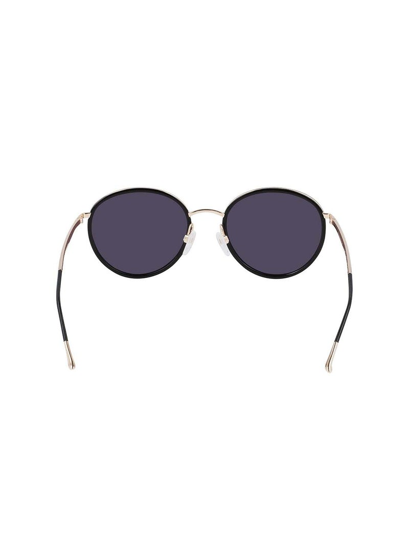 Donna Karan نظارة شمسية دائرية من الأسيتات بإطار كامل DO700S 5420 (001)  - Image 4