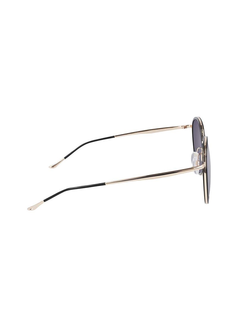 Donna Karan نظارة شمسية دائرية من الأسيتات بإطار كامل DO700S 5420 (001)  - Image 5