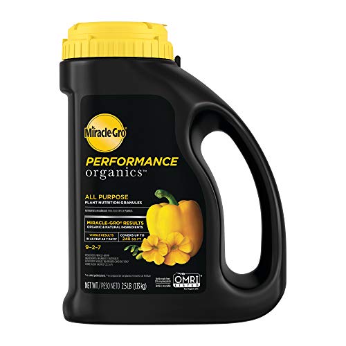 Miracle-Gro Performance Organics All Purpose Plant Nutrition Granules - 2.5 lb., All-Purpose Plant Food for Vegetables, Flowers and Herbs, Feeds up to 240 sq. ft. - Image 3