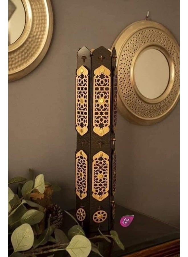 Antique Wood Incense Burner, incense holder(Multicolored) - Image 3