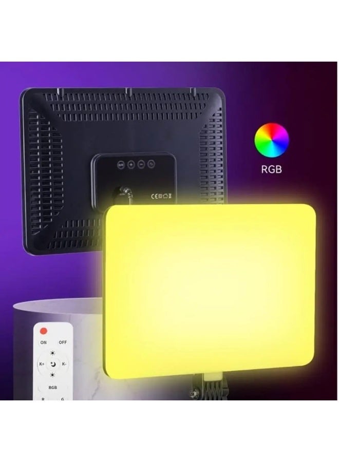 Professional LED Video Fill Light Panel – Adjustable Brightness & Color Temperature, Portable Soft Light for Photography, YouTube Streaming, Studio Makeup Lighting - Image 5