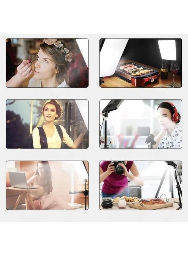 Professional LED Video Fill Light Panel – Adjustable Brightness & Color Temperature, Portable Soft Light for Photography, YouTube Streaming, Studio Makeup Lighting - Image 3