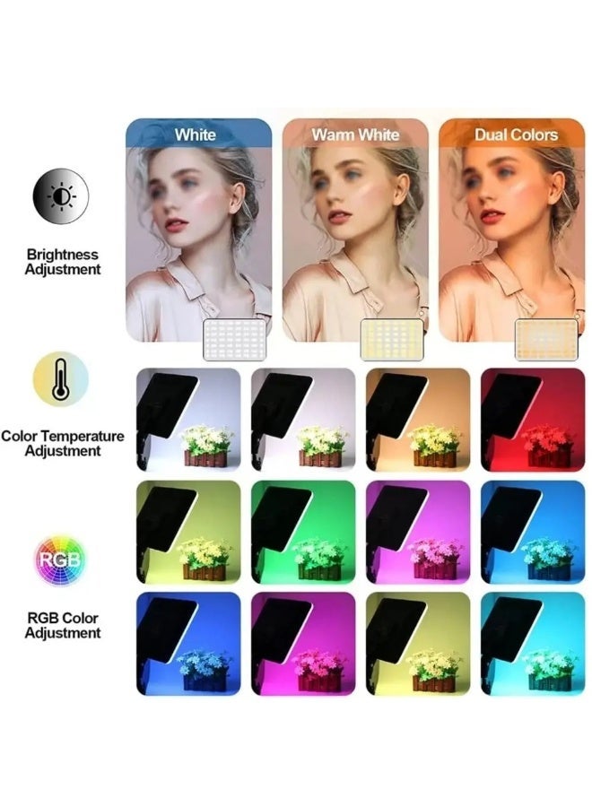 Professional LED Video Fill Light Panel – Adjustable Brightness & Color Temperature, Portable Soft Light for Photography, YouTube Streaming, Studio Makeup Lighting - Image 2