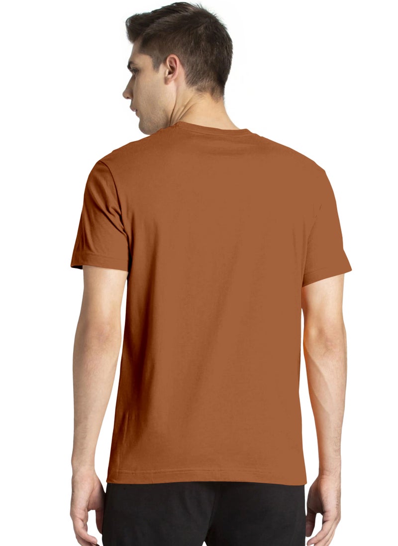 LAUREN Smith Men’s 100% Cotton Bio Wash Round Neck T-shirt with Chest Print - Image 4