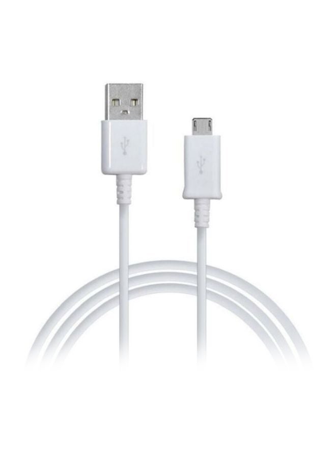 سامسونج كابل بيانات USB برأس تحتوي 5 سنون أبيض - Image 2