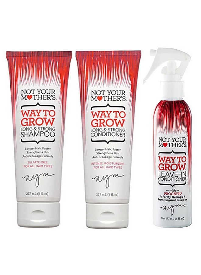 Not Your Mother's Not Your Mother's Way to Grow Bundle, Shampoo/Conditioner/Leave-In 
