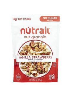 NuTrail NuTrail, Nut Granola, Vanilla Strawberry, 8 oz (227 g)  - Image 1