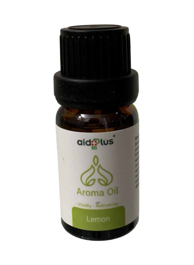 Lemon Aroma Oil 10 Ml - 100% Pure & Natural Essential Oil For Uplifting Mood, Energy Boost & Aromatherapy