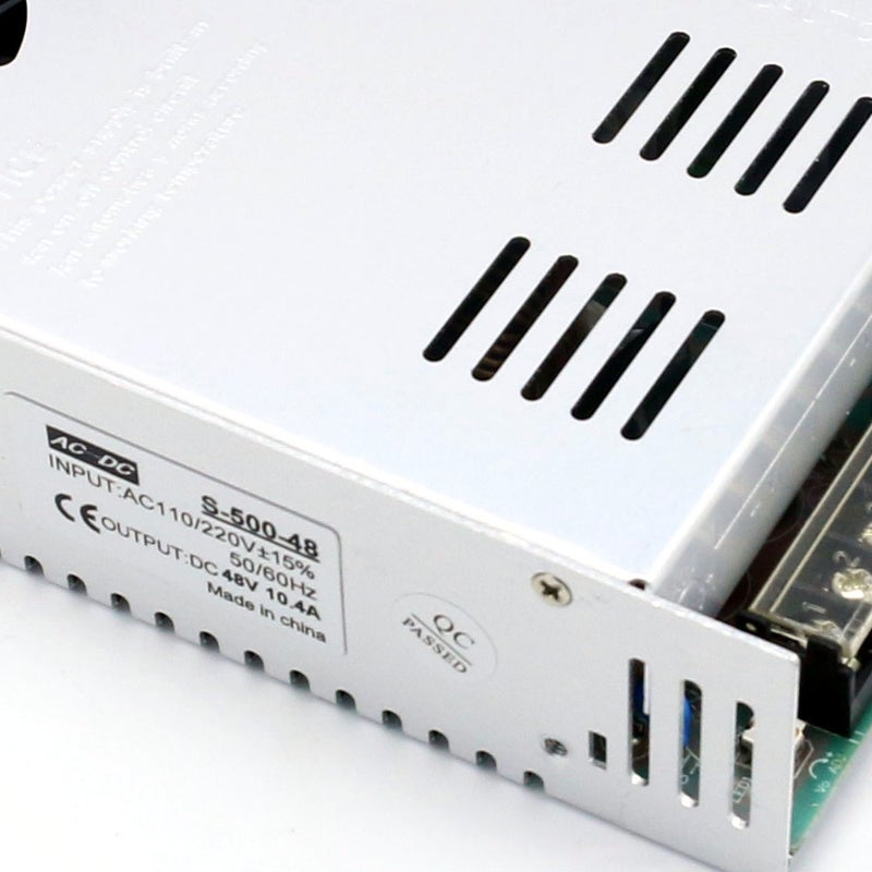 AC 100-240V to DC 48V 10.4A 500W Voltage Transformer Regulated Switching Power-Supplys Adapter Converter for Strips Light Camera Computer Project Radio - Image 5